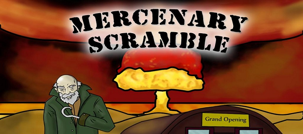 Mercenary Scramble Title Screen